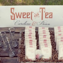bar à thé mariage