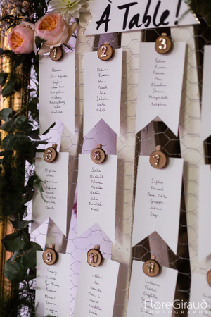 plan de table mariage Plan de table