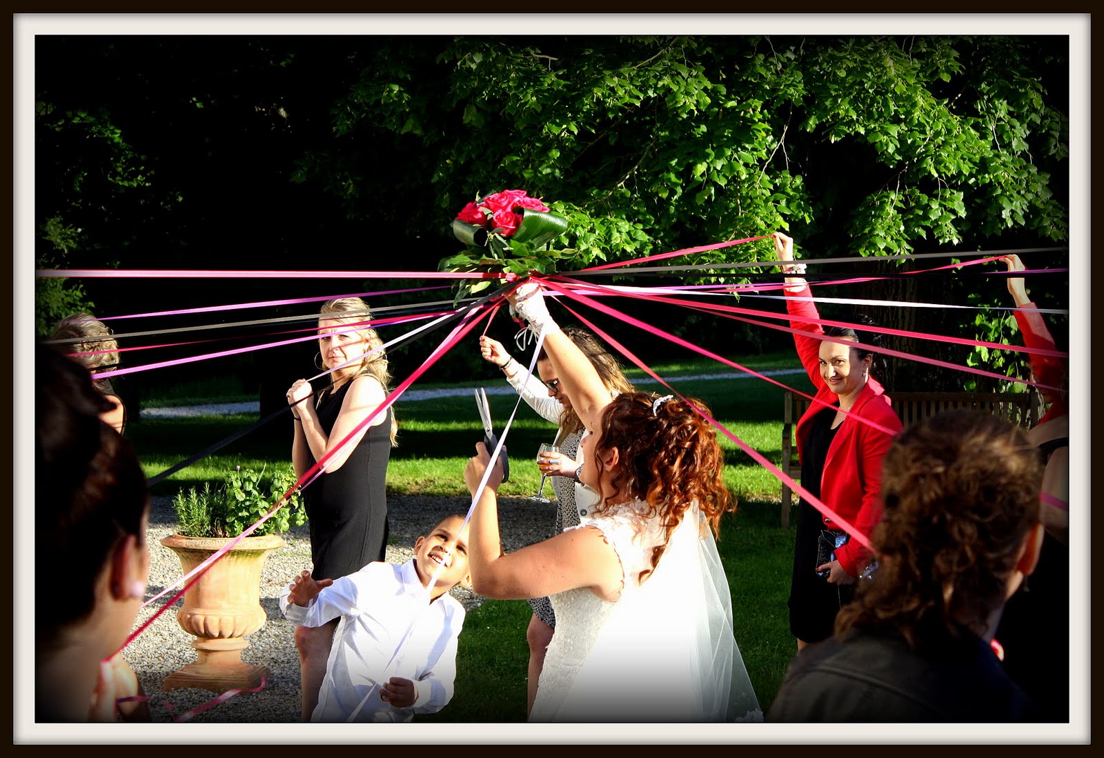 jeu du ruban mariage