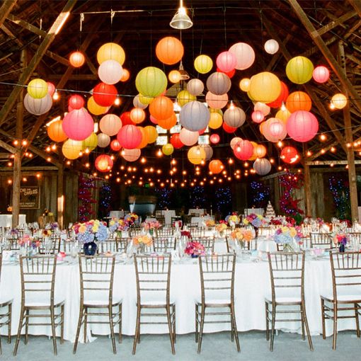 boule chinoise plafond mariage
