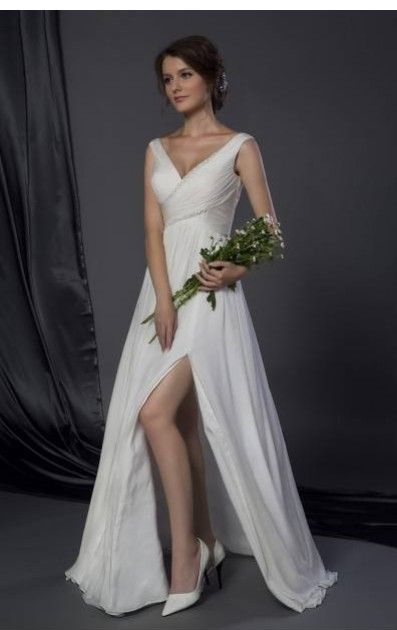 robe fendue Robe de mariée fendue